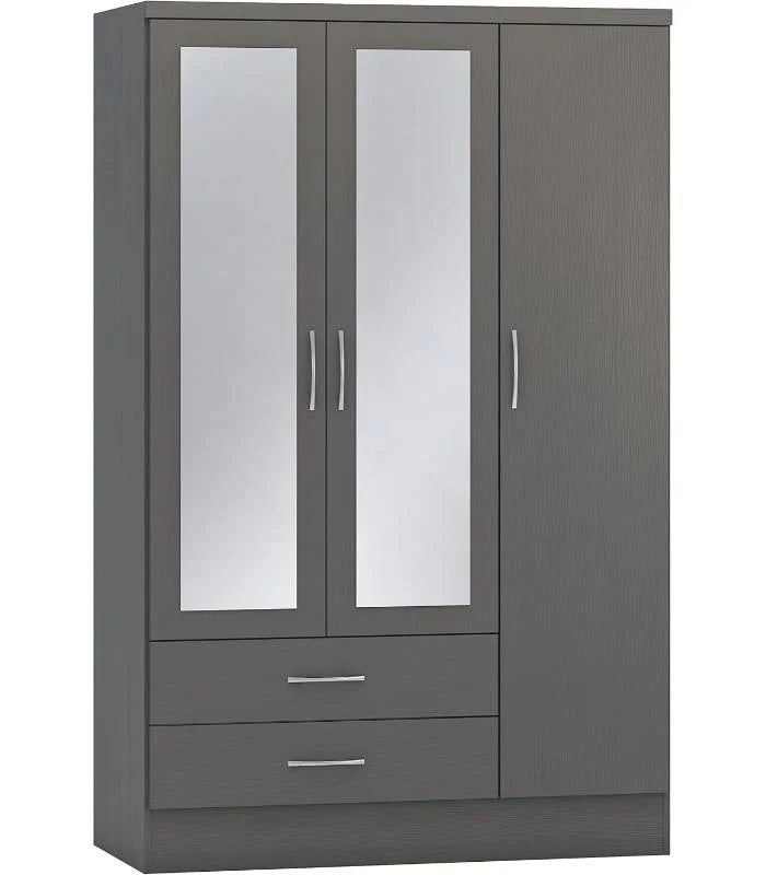 3 Door + 2 Drawer Assembled Wardrobe