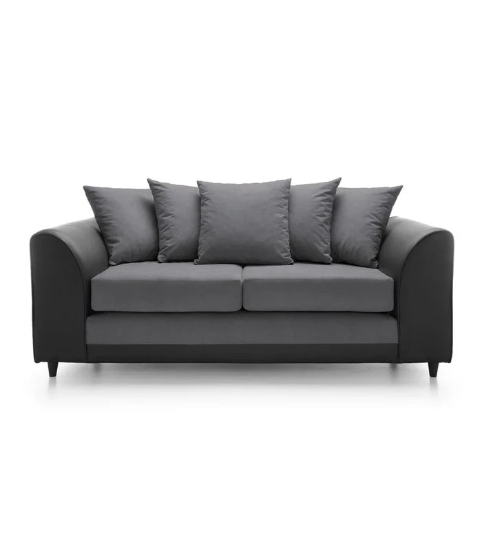Darcy Leather + Fabric 2+3 Seater sofa