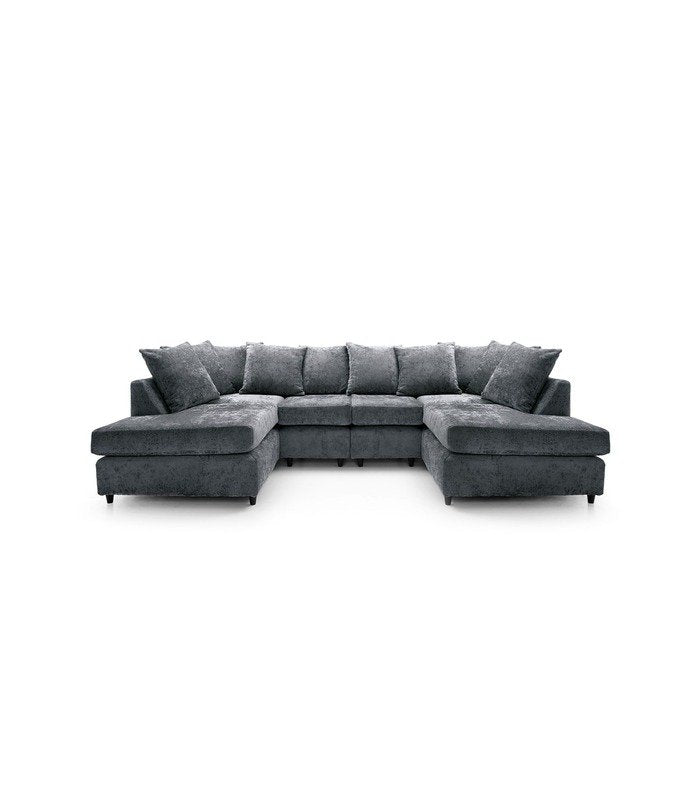 Harriet Crushed U-Shape Sofa